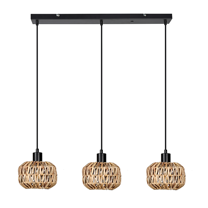 LED pendant lamp with paper string