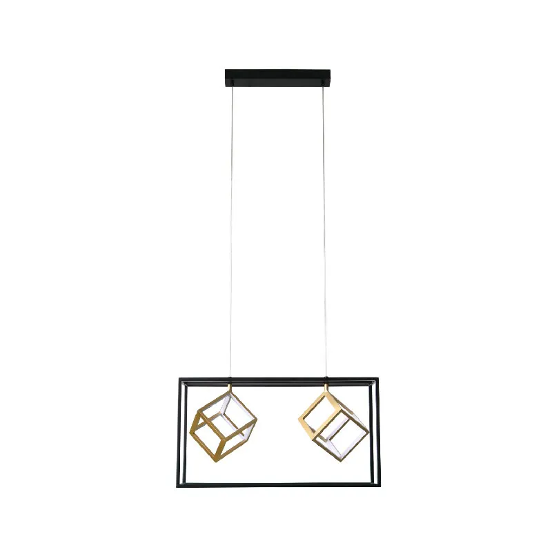 ໂຄມໄຟ LED Pendant ມີໄຟສີ່ຫລ່ຽມ