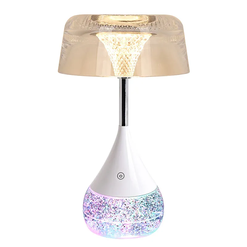 Luxury Cone arte Desk Lamp With Clear Glass