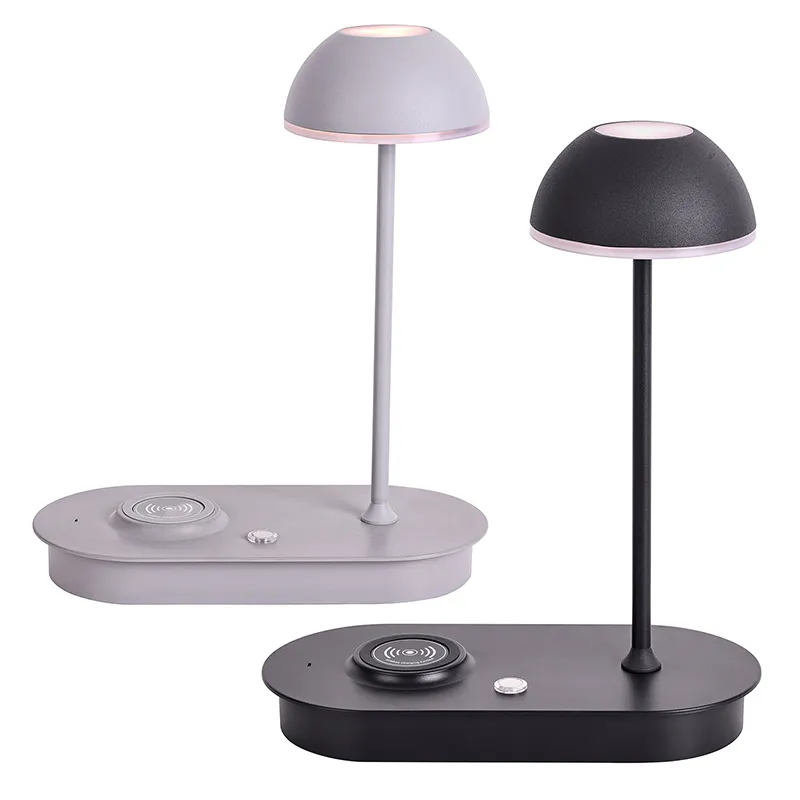 Modern LED Desk Lamp with Wireless Charger