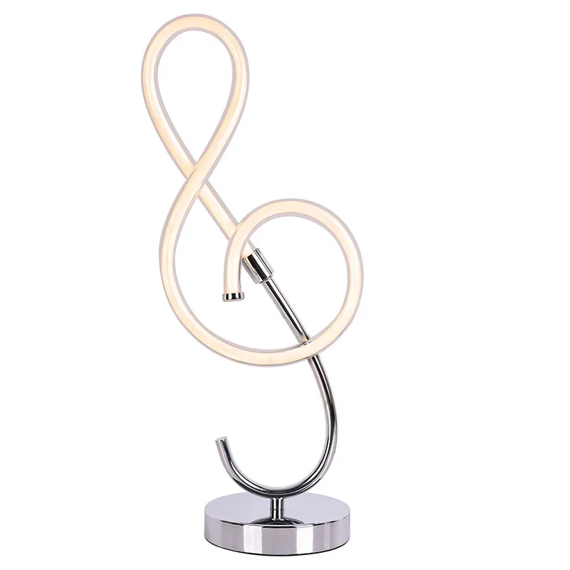 Music Notation LED Desk Lamp with 360 Degree Lighting