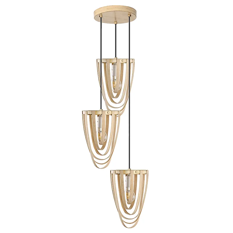 Likas na Wooden Pendant Light