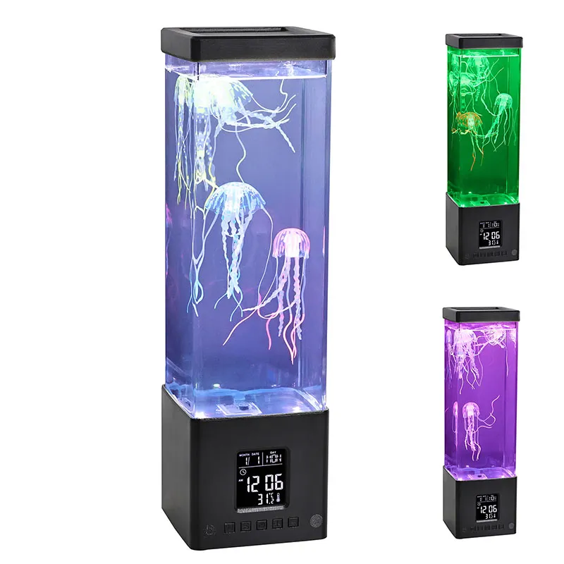 Newly Jellyfish Lamp With Clock