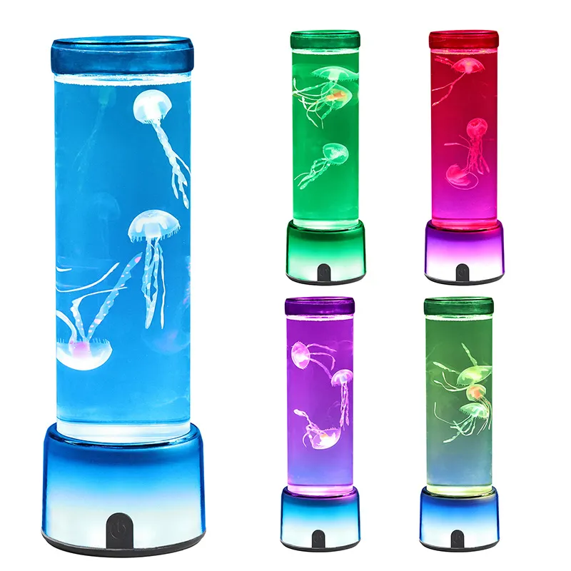 Newly Large Jellyfish Lamp With Full Color Rotundity Base