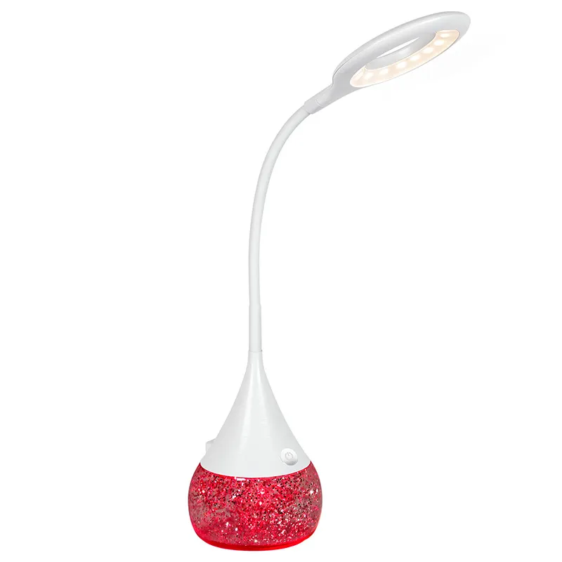 RGB Desk Lamp na may Glitter Liquid