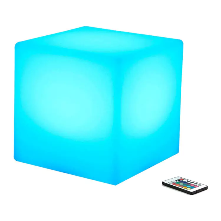 Négyzet alakú RGB dekor lámpa