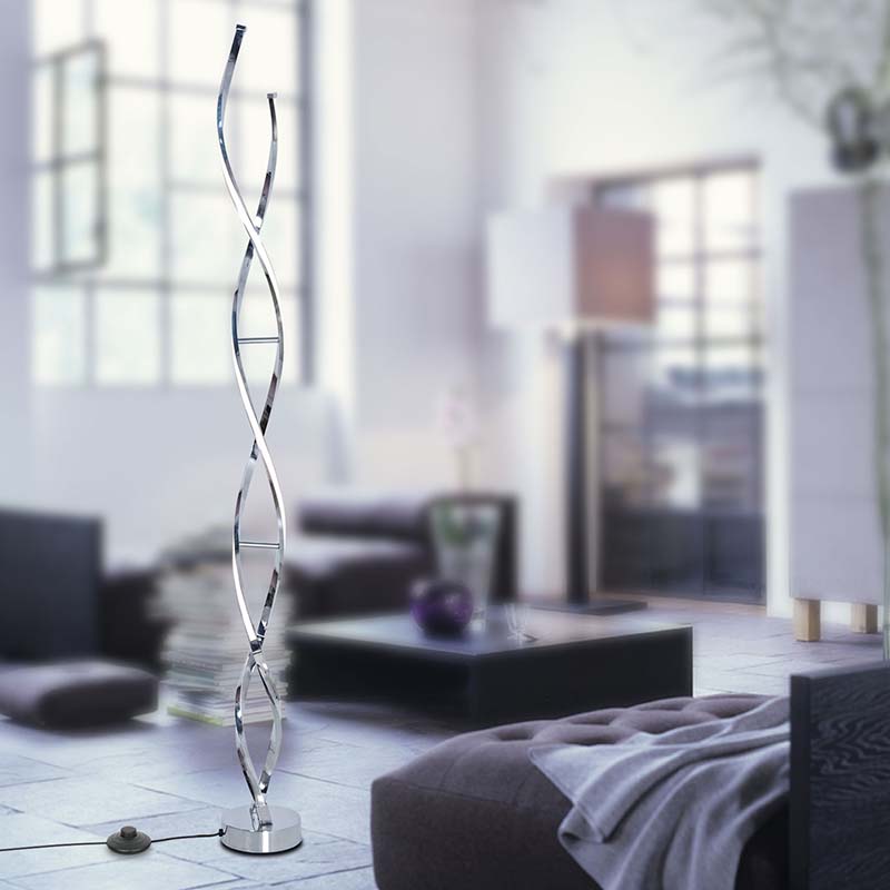LED Floor Lamp With DNA Shape