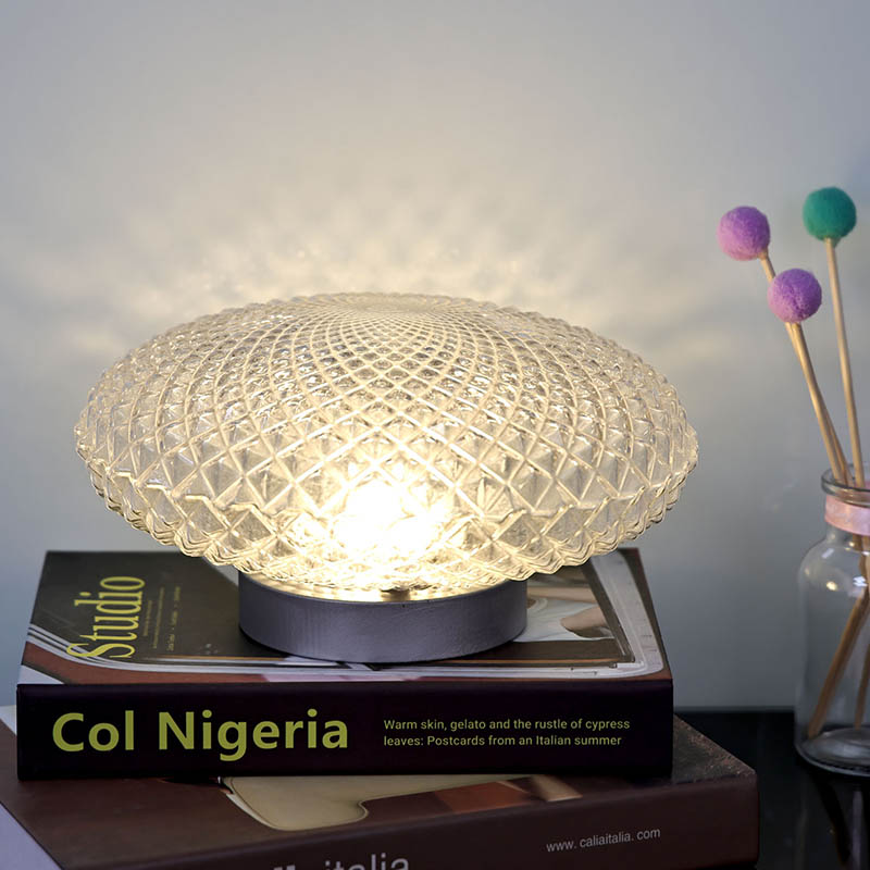 LED Table Lamp With Glass