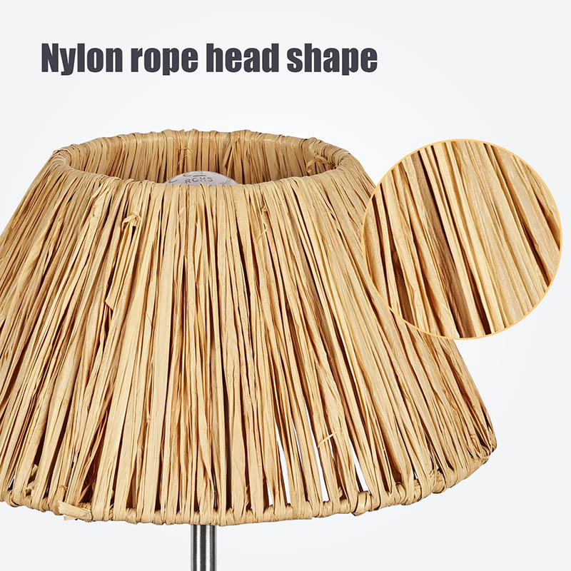 Straw Table Lamp