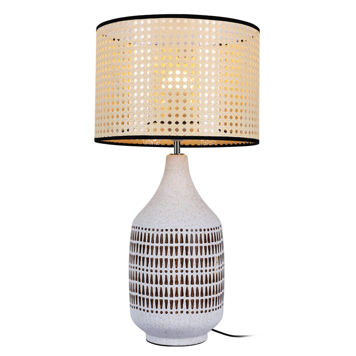 Традиційна настільна лампа з основою різноманітного дизайну
