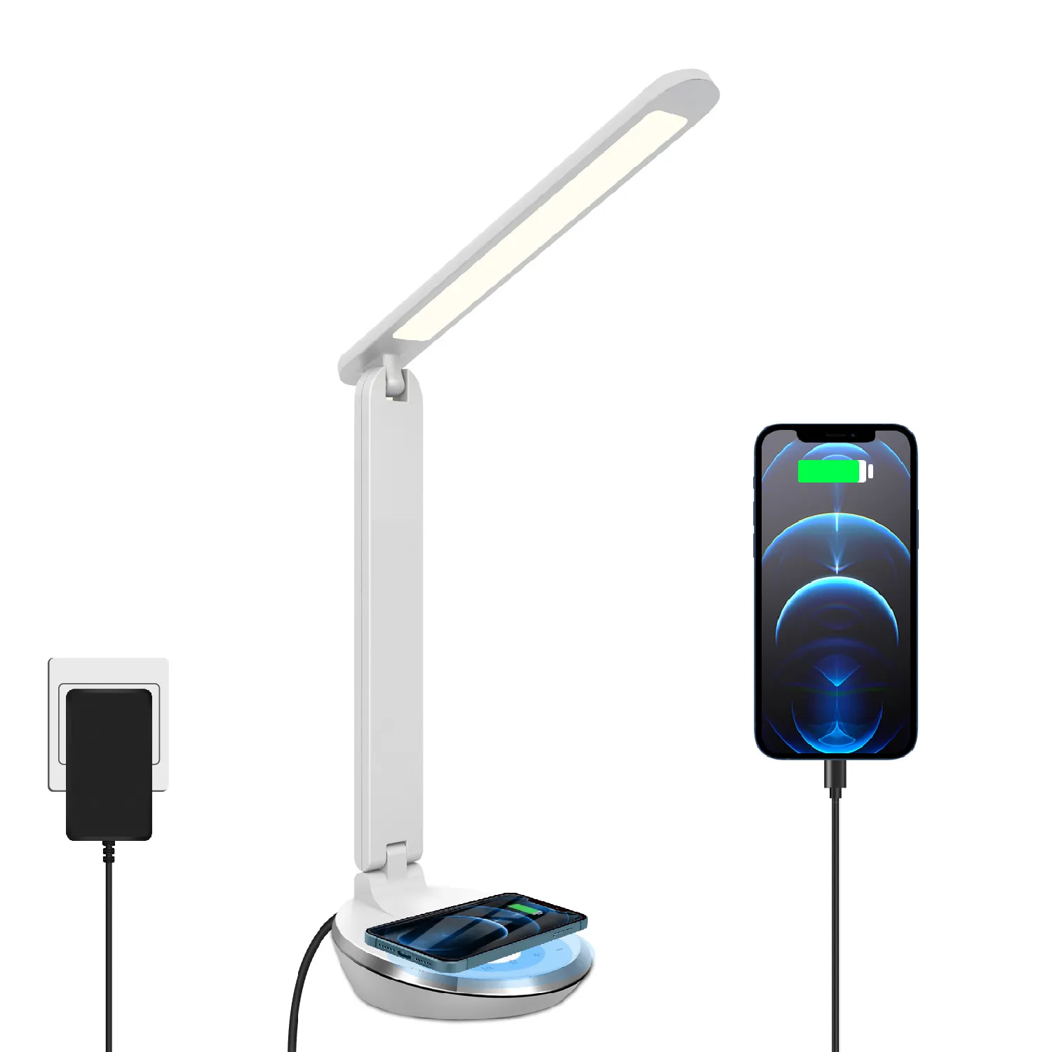 Lampu Meja Led Pengisian Nirkabel