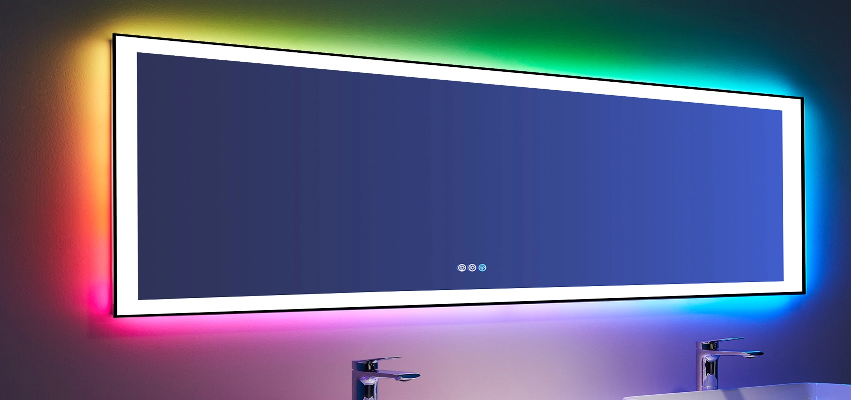 What are the advantages of RGB bathroom mirrors?