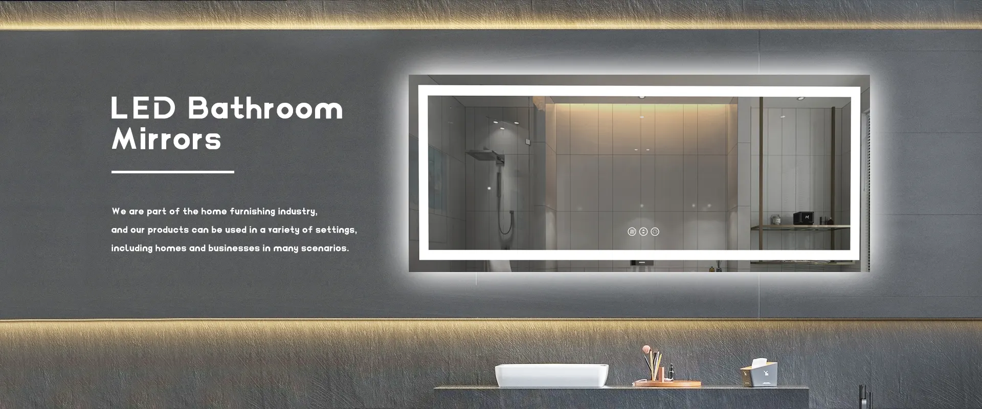 Kiváló minőségű LED fürdőszobai tükör gyár