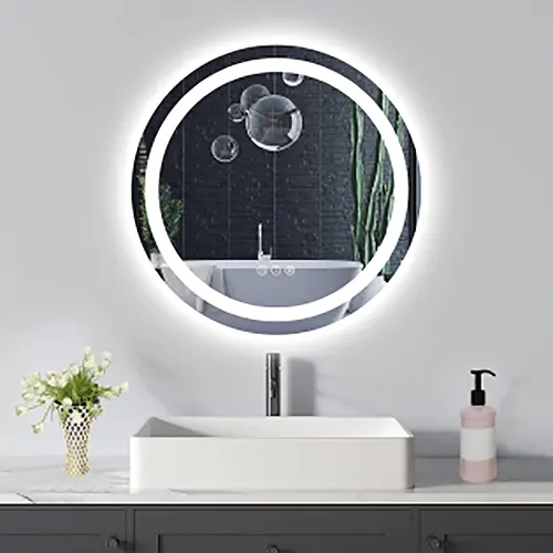 Does a round mirror look good in a bathroom?