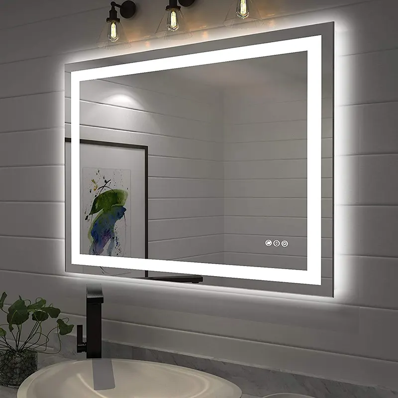 Зеркало для ванной со светодиодной подсветкой