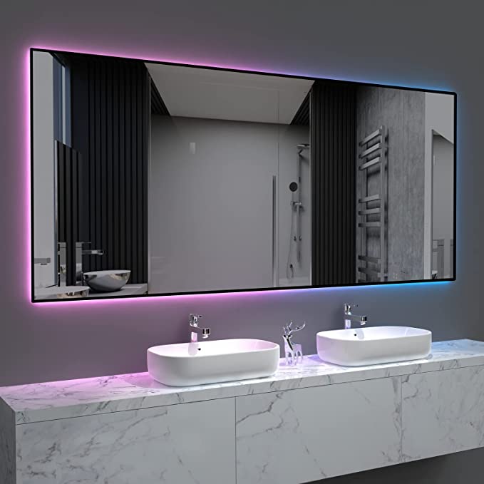RGB 욕실 거울