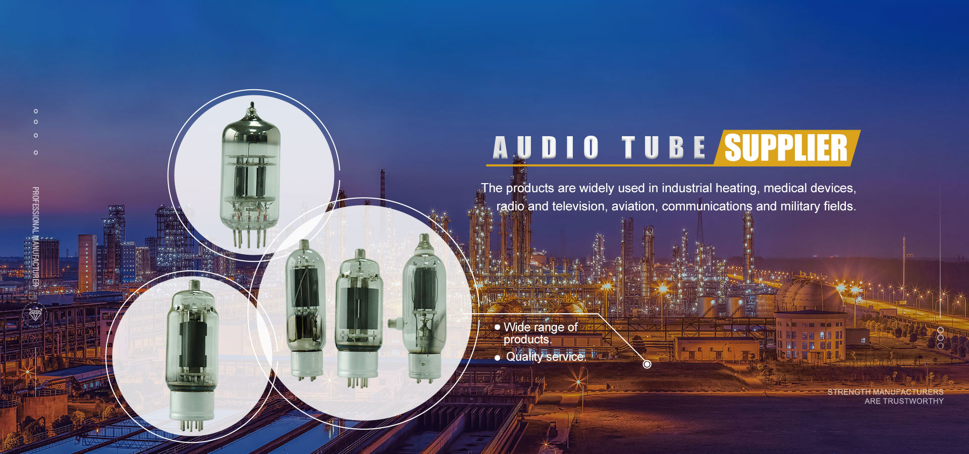 Fabricants et fournisseurs de tubes audio