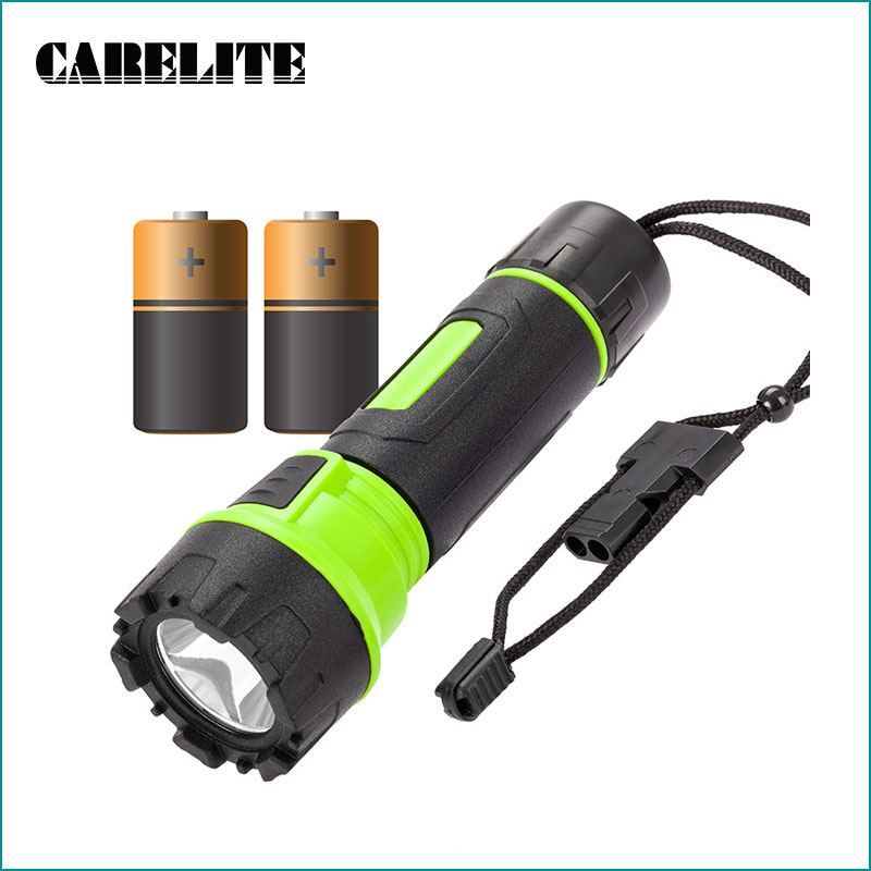 Bright Durable 400lm EDC Flashlight with Emergency Whistle