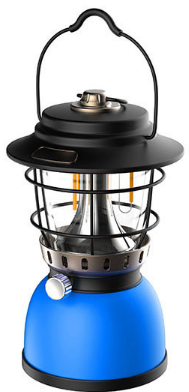 Lanterna de barraca de LED portátil dobrável à prova d'água para área externa