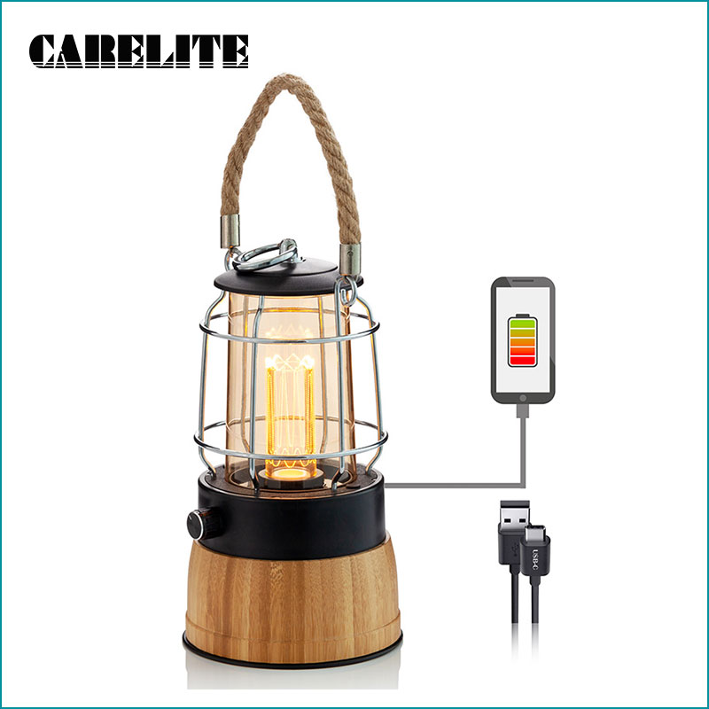 Vintage Style Rechargeable Camping Light