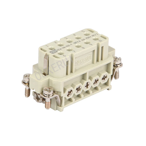 10 Pin 16A 250V Heavy Duty Connector Female Insert
