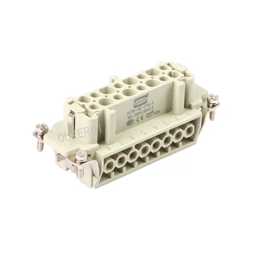 16-pins 16A 500V heavy-duty connector vrouwelijk inzetstuk