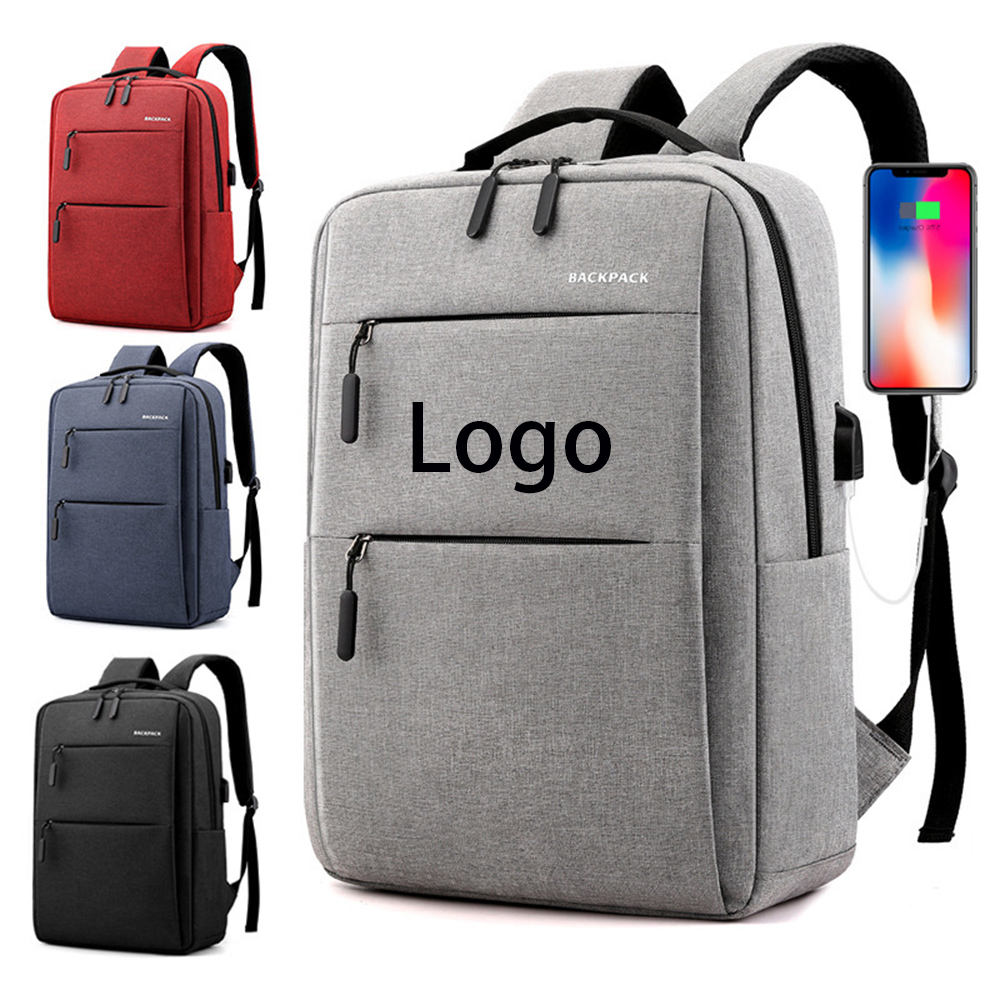 Practical Multifunction USB Nylon Anti-theft Smart Laptop Backpack