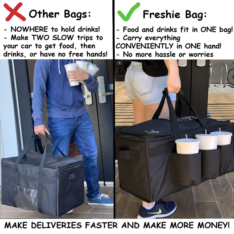 Izolowane torby do transportu żywności