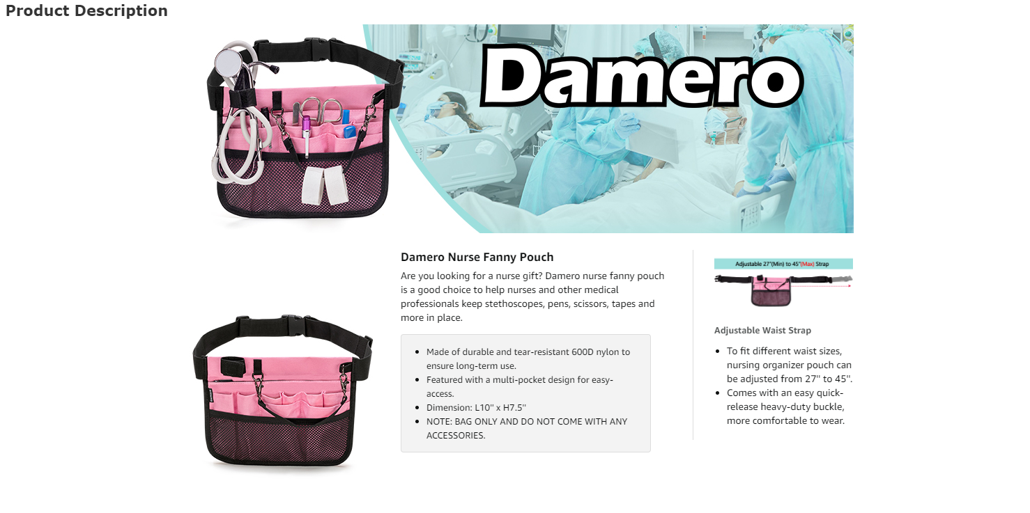 Fabricantes y proveedores de bolsas de Fanny de enfermera de China