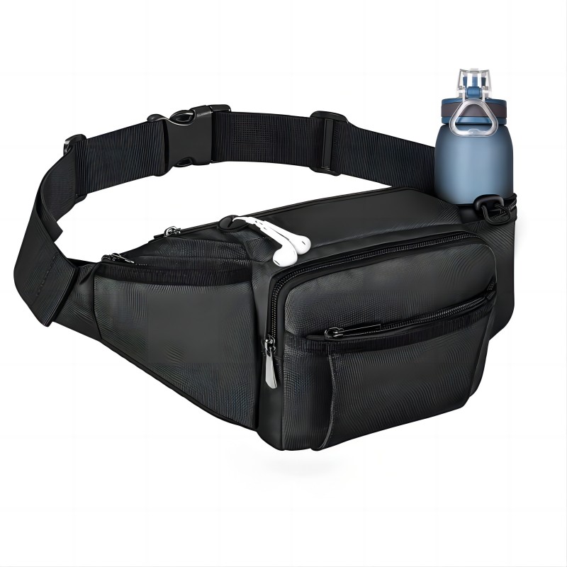 Large Fanny Pack With Water Bottle Holder