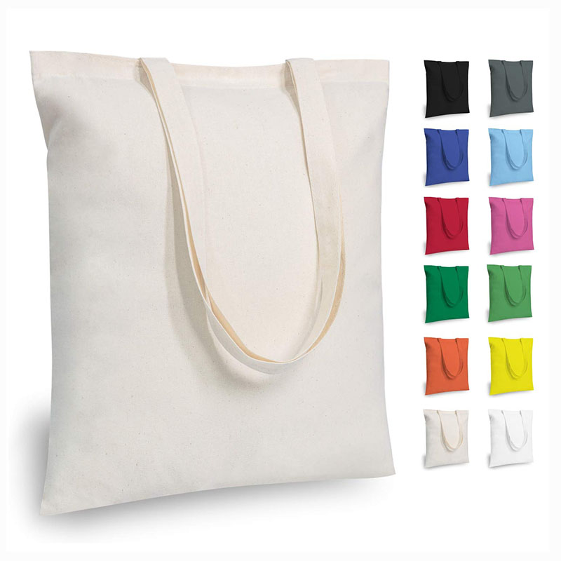 Sacos de pano reutilizáveis ​​e leves para compras de mercearia