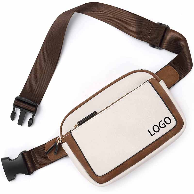 Outdoor Cross-Body PU Leather Fanny Bag