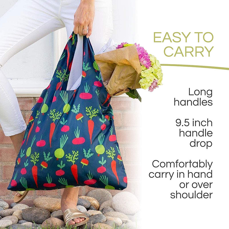 Washable Foldable Reusable Grocery Shopping Bags