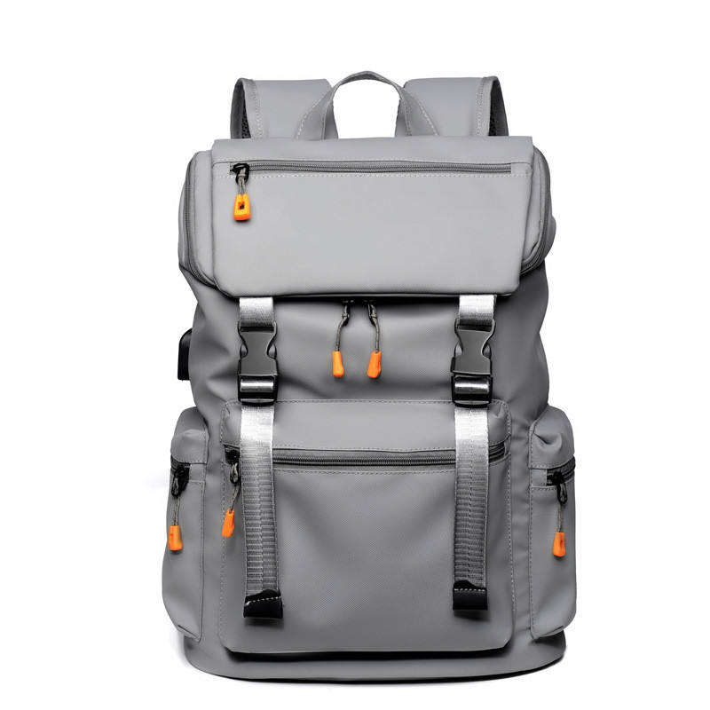 Waterproof Casual USB Charging Men Business Travel Backpack