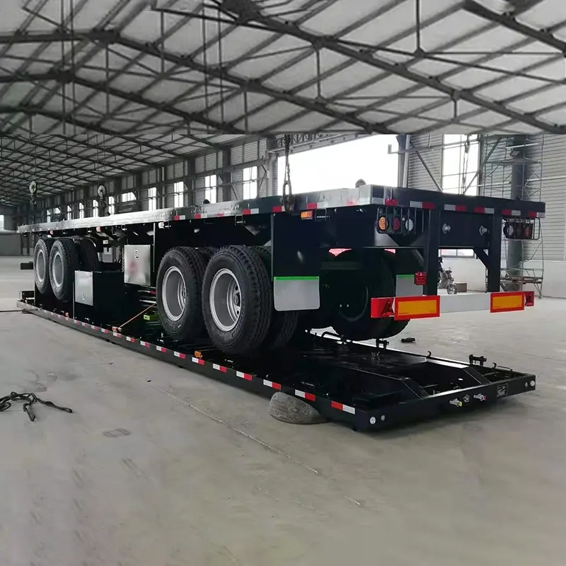 What is the structure of Flatbed Semi Trailer?