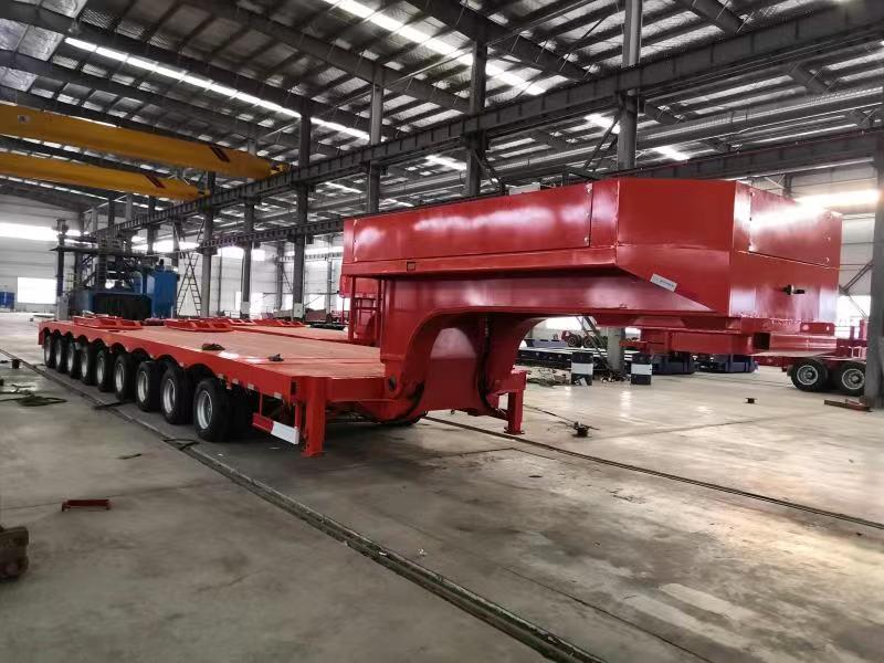 Multi Axles Trailer is finished production and will be inspected by our Africa buyer