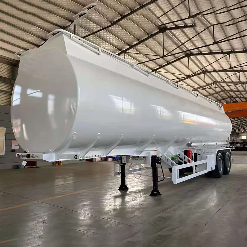 40000l Carbon Steel Oil Tanker Semi Trailer with 4 Compartments - 11