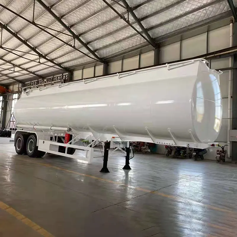 40000l Carbon Steel Oil Tanker Semi Trailer with 4 Compartments - 12