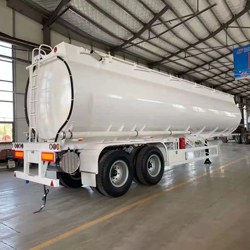 40000l Carbon Steel Oil Tanker Semi Trailer with 4 Compartments - 13 