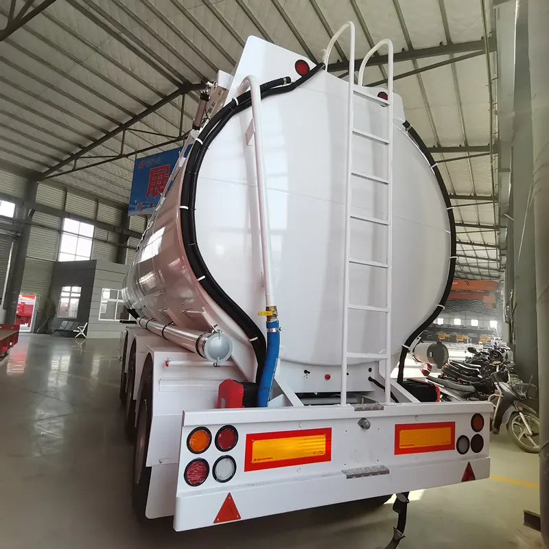 40000l Carbon Steel Oil Tanker Semi Trailer with 4 Compartments - 17
