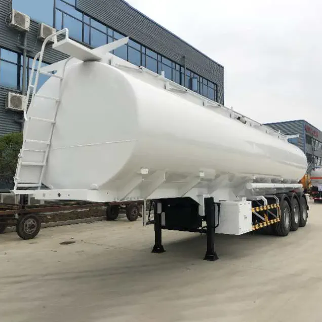 40000l Carbon Steel Oil Tanker Semi Trailer with 4 Compartments - 5