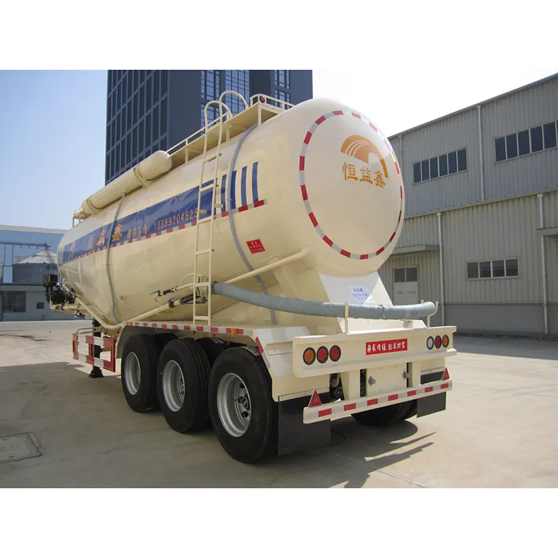 40cbm Bulk Cement Tanker Semi Trailer with 42kw Power System - 1 