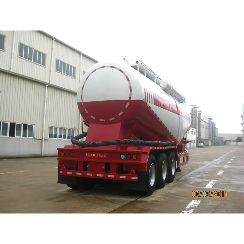 40cbm Bulk Cement Tanker Semi Trailer with 42kw Power System - 3