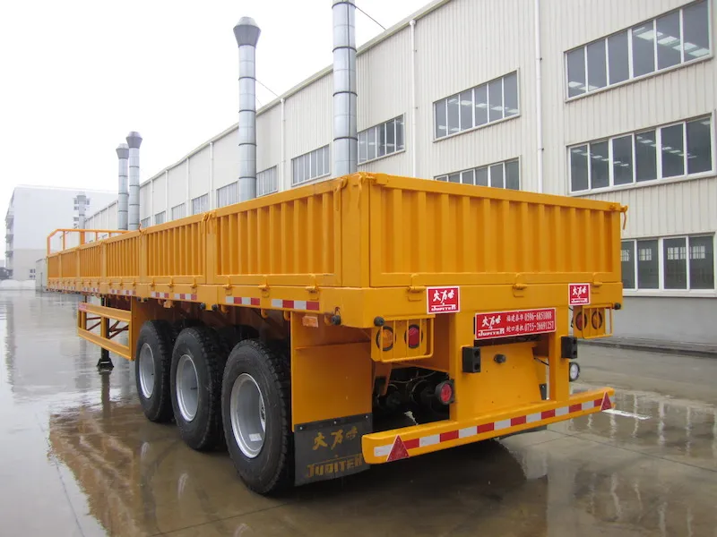 نصف مقطورة مفتوحة 40FT 3 Axles