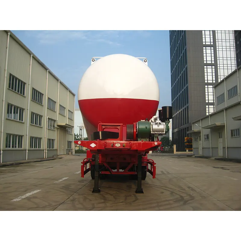 Tipo V di semirimorchio per semirimorchi cisterna per silo di cemento sfuso da 45 cbm con sistema di alimentazione da 42 kW - 10 