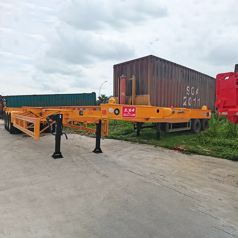 45ft 3-axle skeleton semi trailer with JOST 2 inch King Pin - 3 