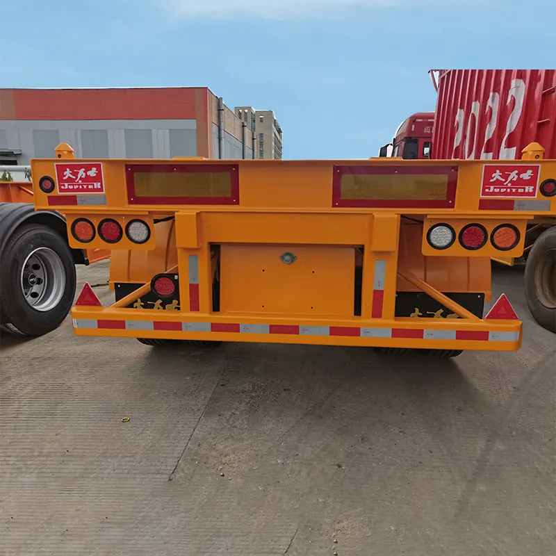 45ft 3-axle skeleton semi trailer with JOST 2 inch King Pin - 7