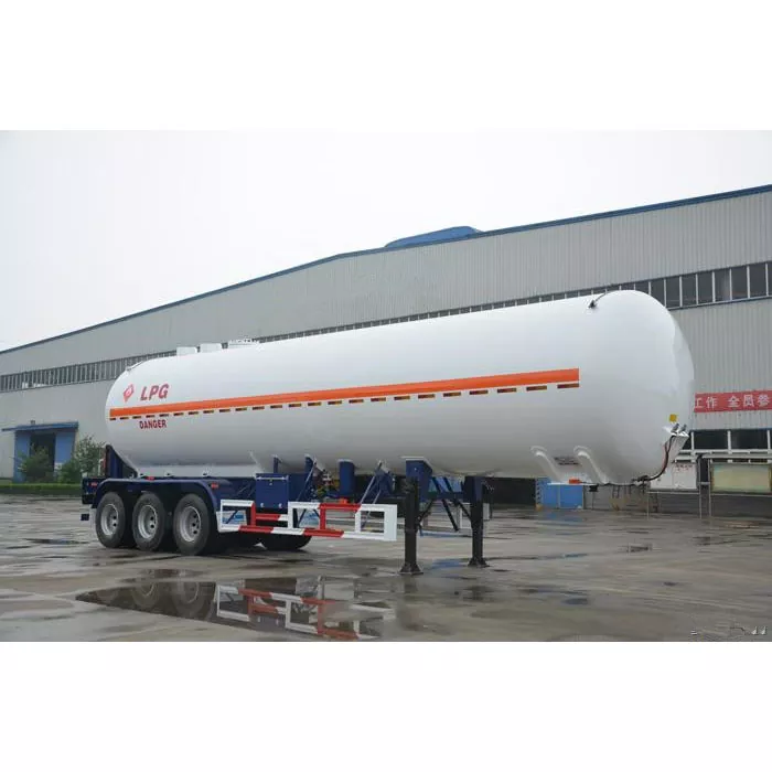 50cbm 3-axle Lpg Tanker Semitrailer with Euro Standard Valves