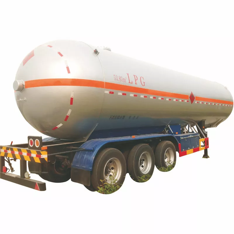 50 cbm 3-Achsen-Flüssiggas-Tanker-Anhänger - 1 