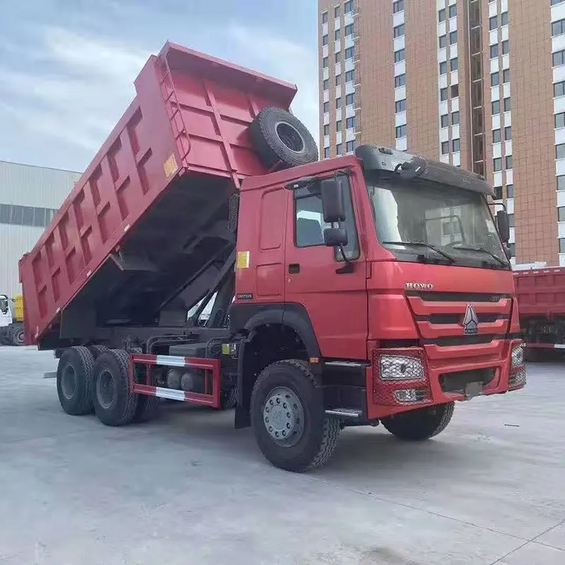 Sinotruk Howo 6×4 टिपर ट्रक यूरो II 371hp 20cbm डम्प बक्स - 4